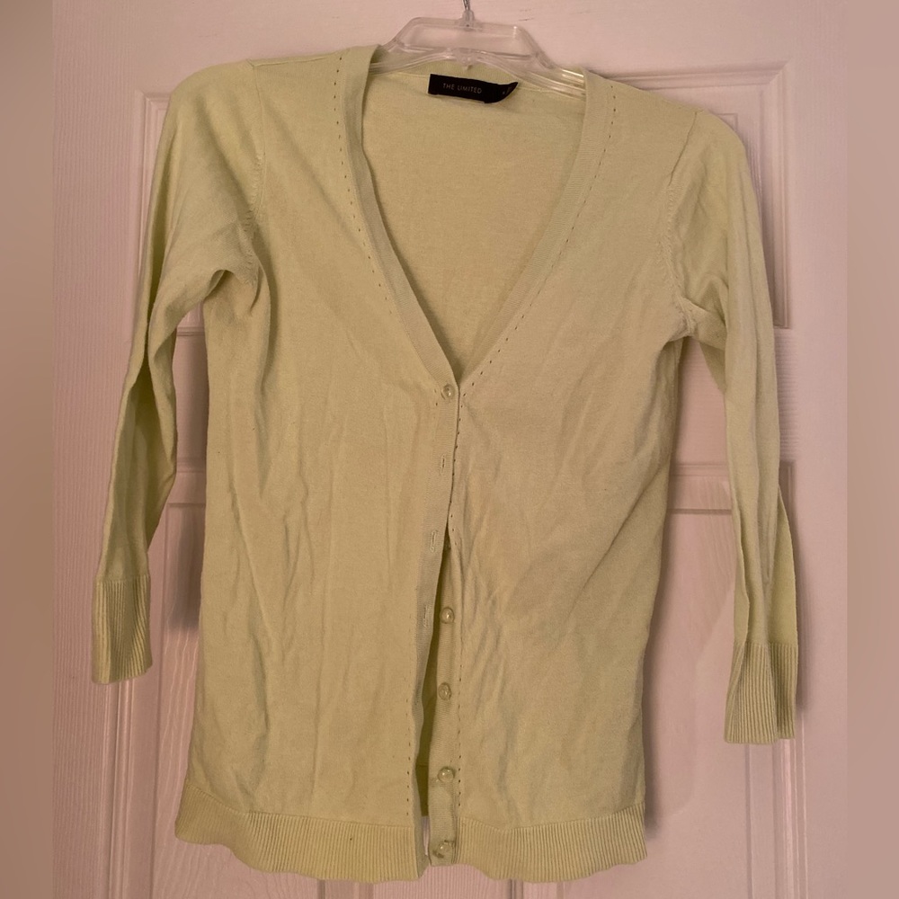 The Limited Mint Green cardigan - size small